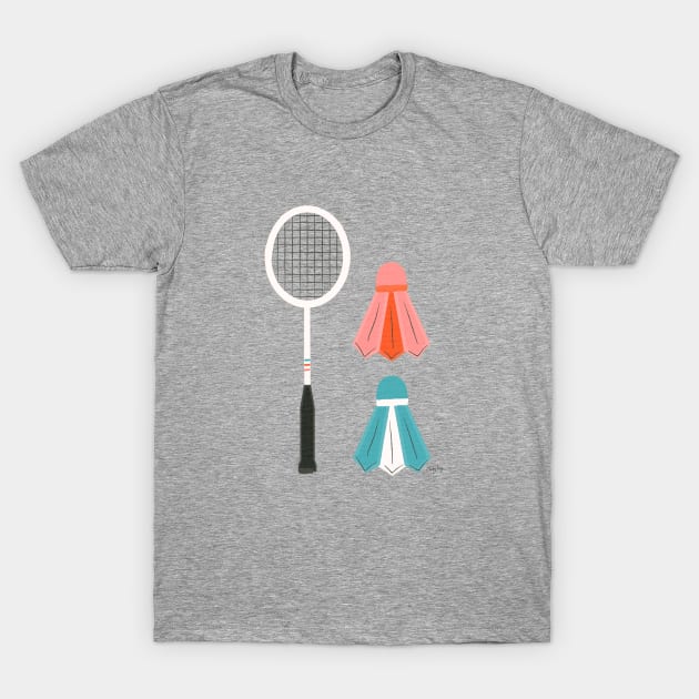 Badminton T-Shirt by MegDig Design